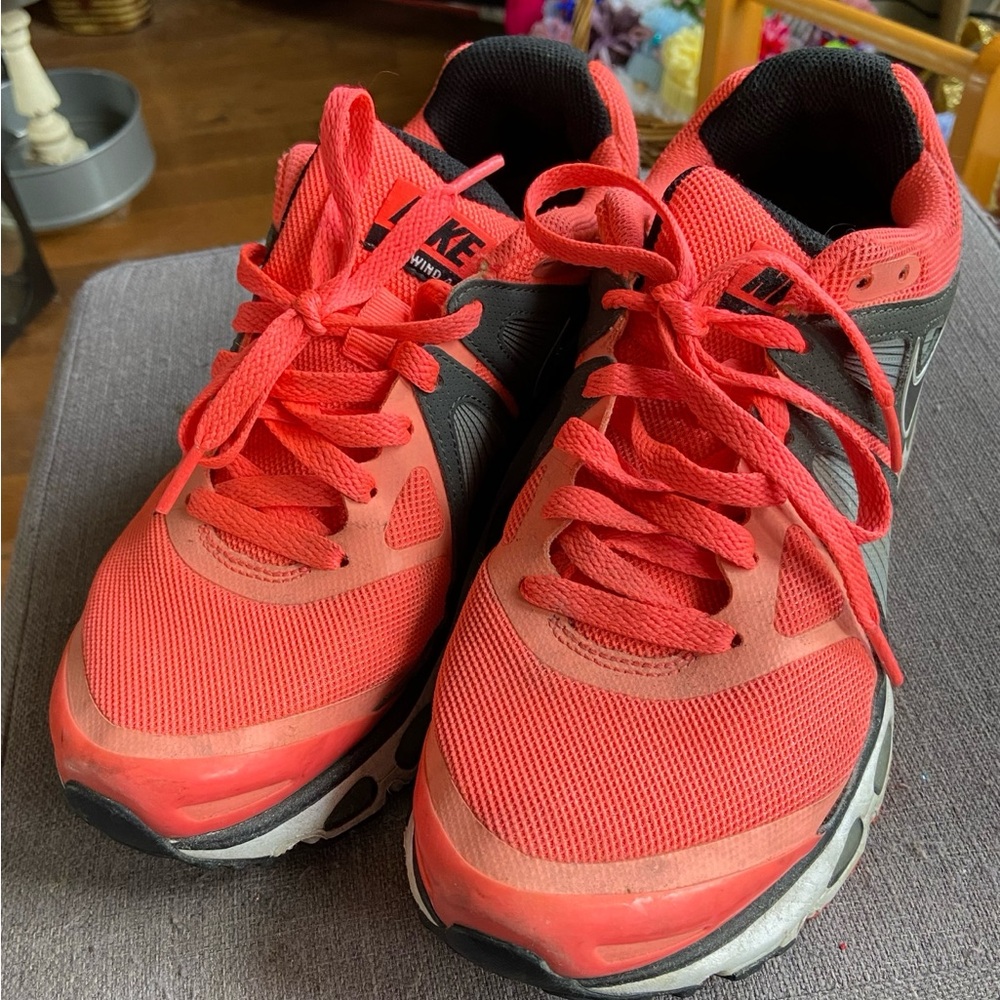 Nike Red and Black Running Shoes
